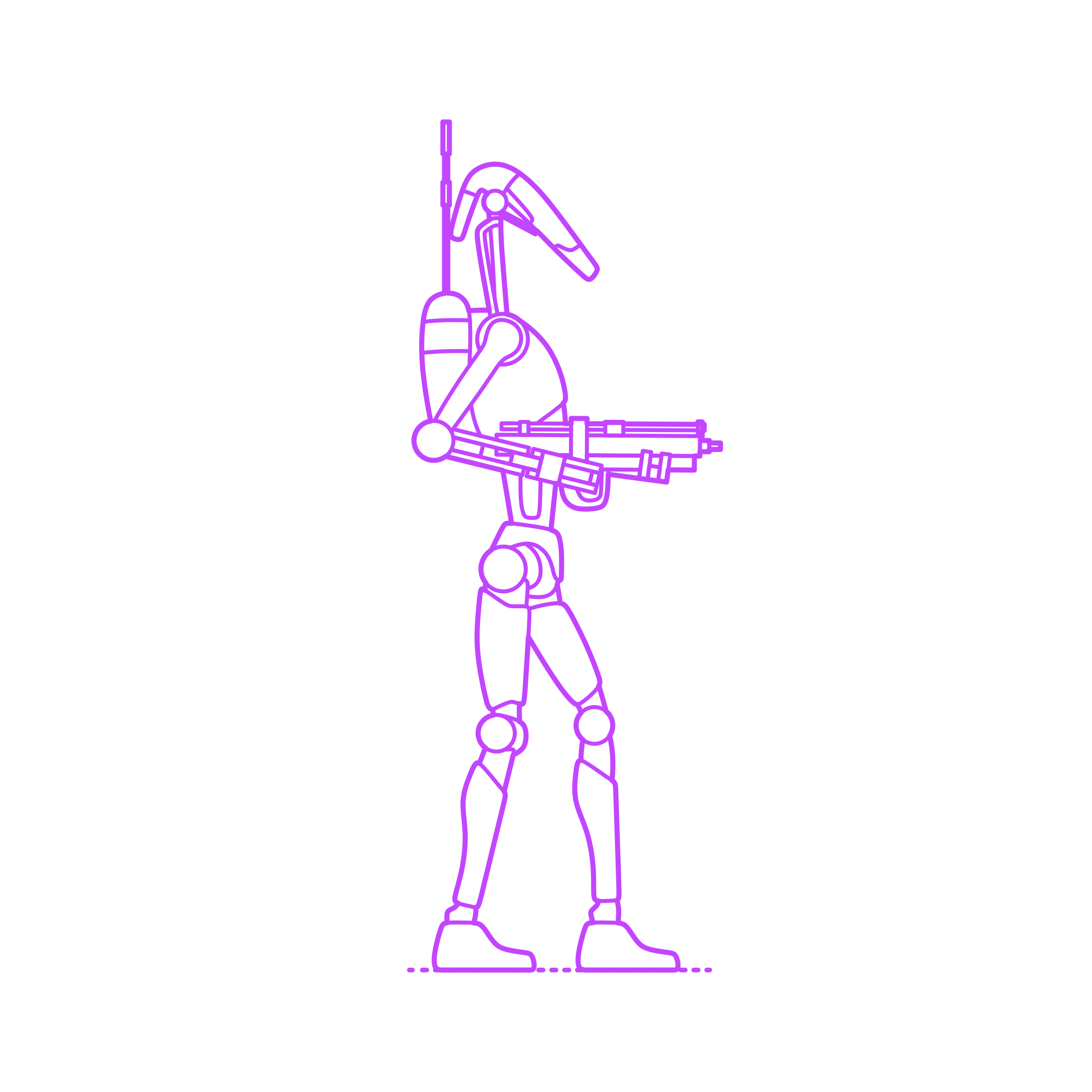Culture Star Wars Battle Droid Sketch Style Svg Vector Free Vectors